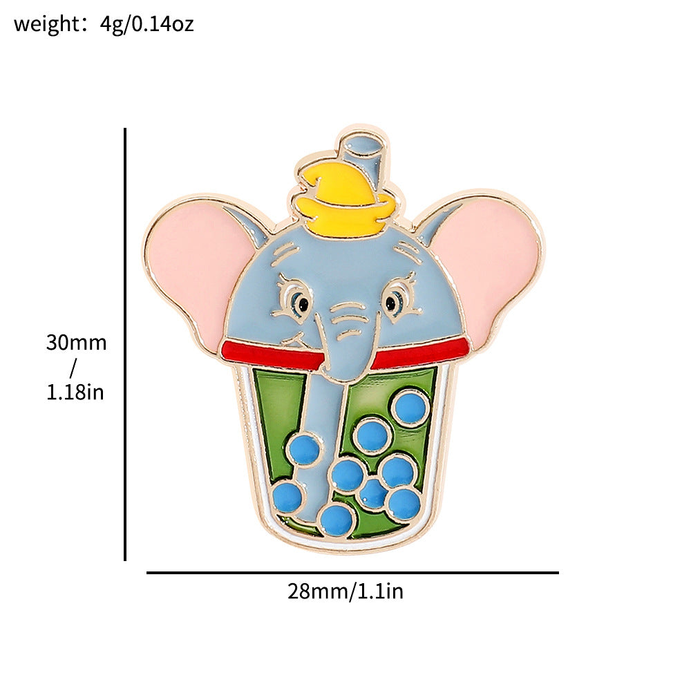 Princess Series Mickey Minnie Dwarf Winnie Brooches