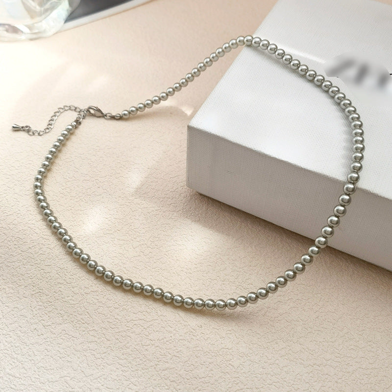 Crystal Pearl Luxury Grain Of Rice Necklaces