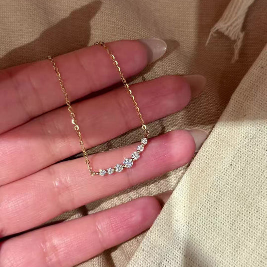 Love Niche Design Gold Female Temperament Slimming Clavicle Chain Necklace