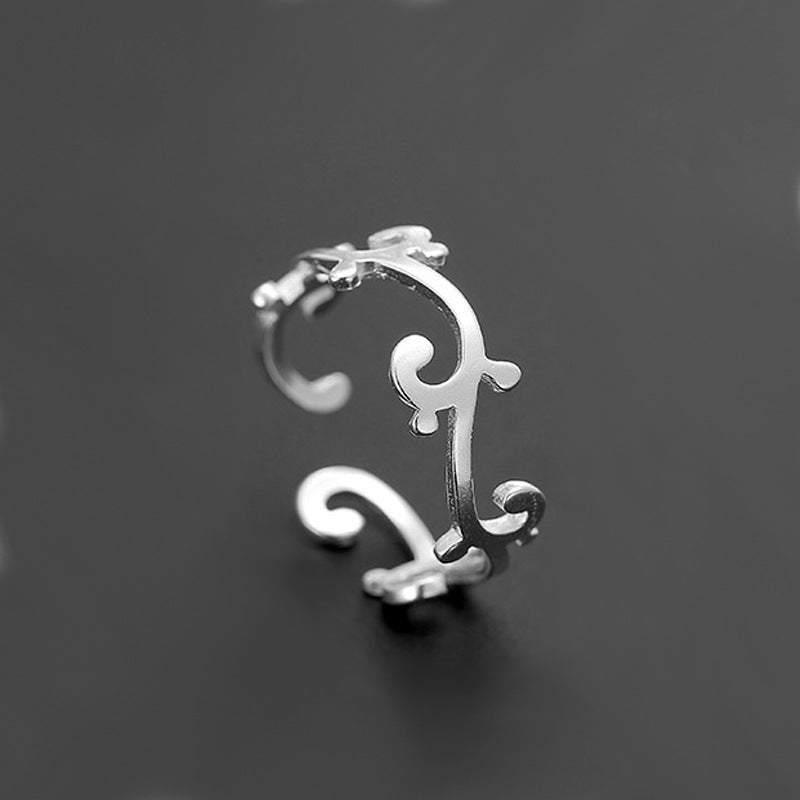 Women's Opening Fresh Temperament Branch Buds Index Ring
