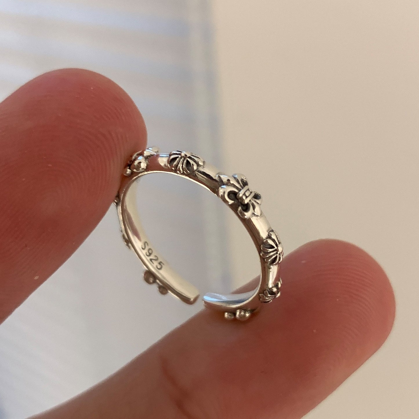Cute Anime Cartoon Figures Small Female Niche Design Adjustable Ring