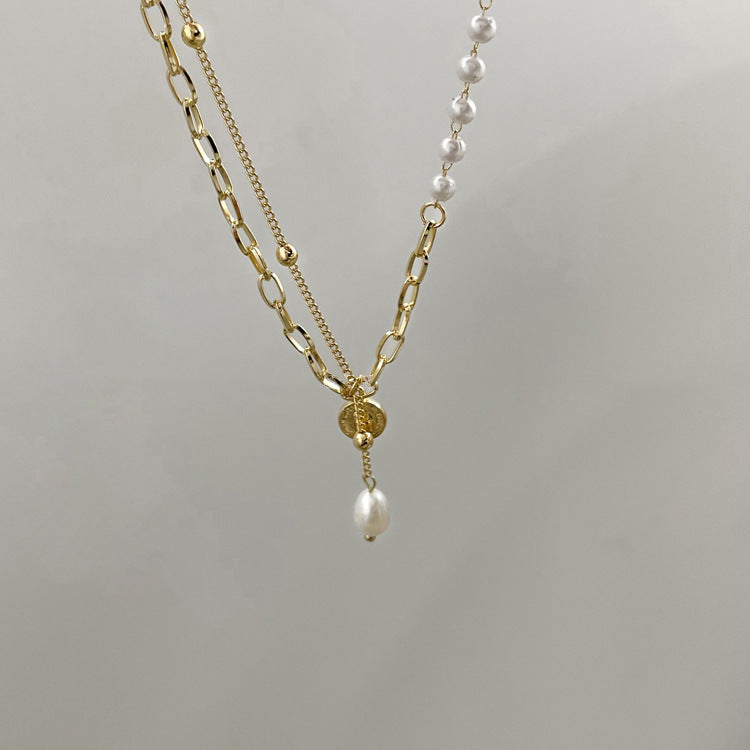 Women's Unique Design Pearl Clavicle Chain Stylish Necklaces