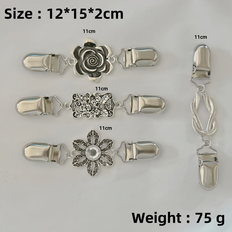Women's Of Trousers Pin Artifact Fixed Clothes Buckle Brooches