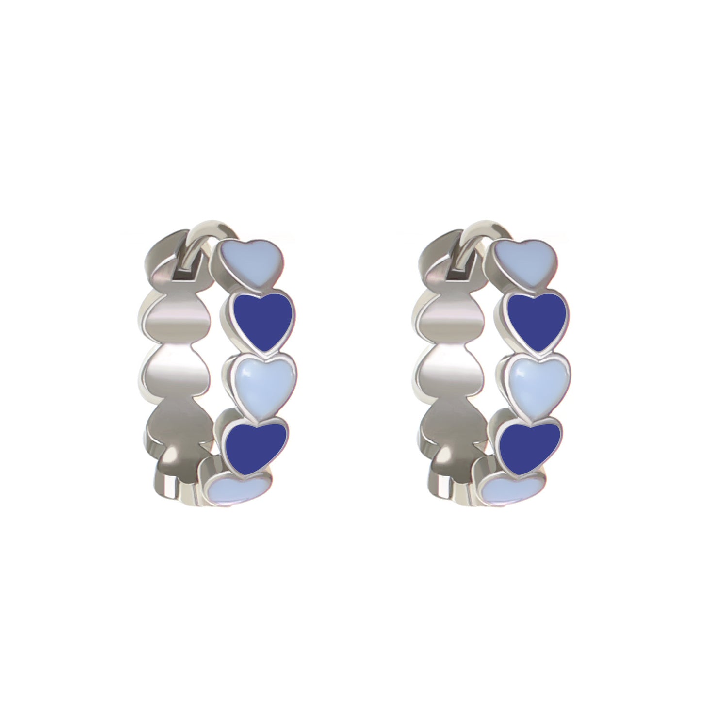 Women's Colorful Oil Shaped Fashion Temperamental Minority Design Geometric Earrings