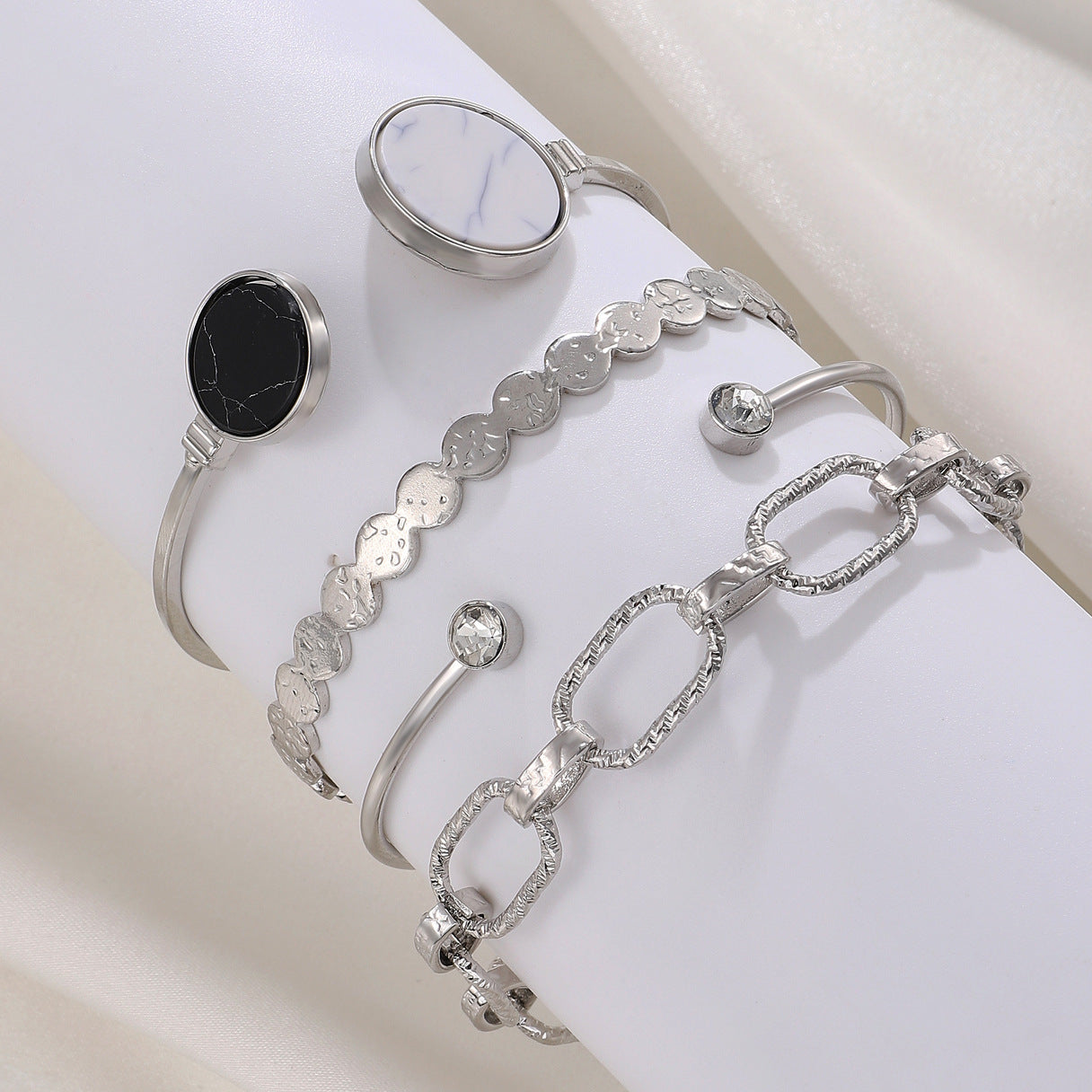Trendy Alloy Combination Punk Hip Hop Bracelets