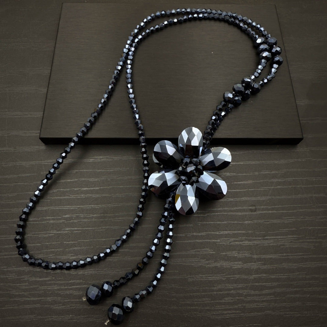 Women's Flower Sweater Chain Fashion Petals Refined Necklace