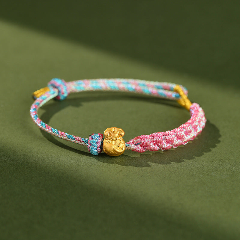 Festival Beads Threading Wear Gold Lucky Bracelets
