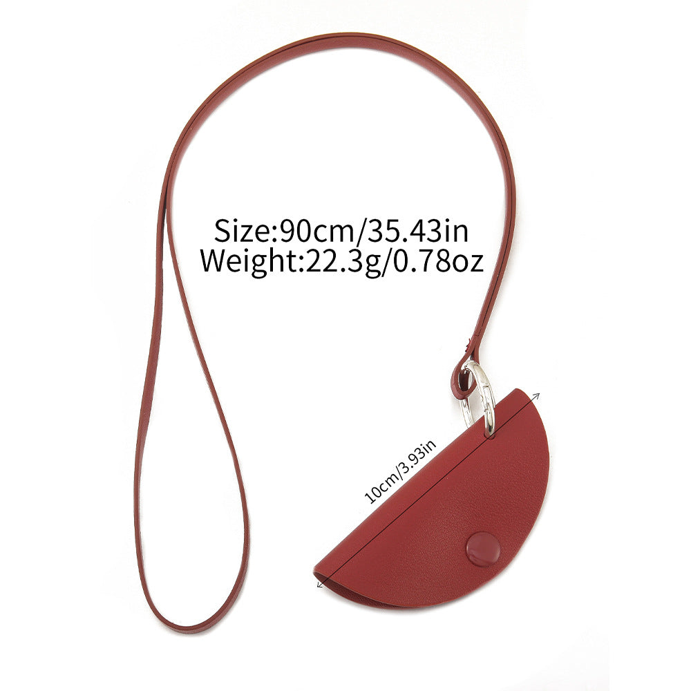 Sketch Vase Three-dimensional Leather Design Halter Minority Fashion Simple Necklaces