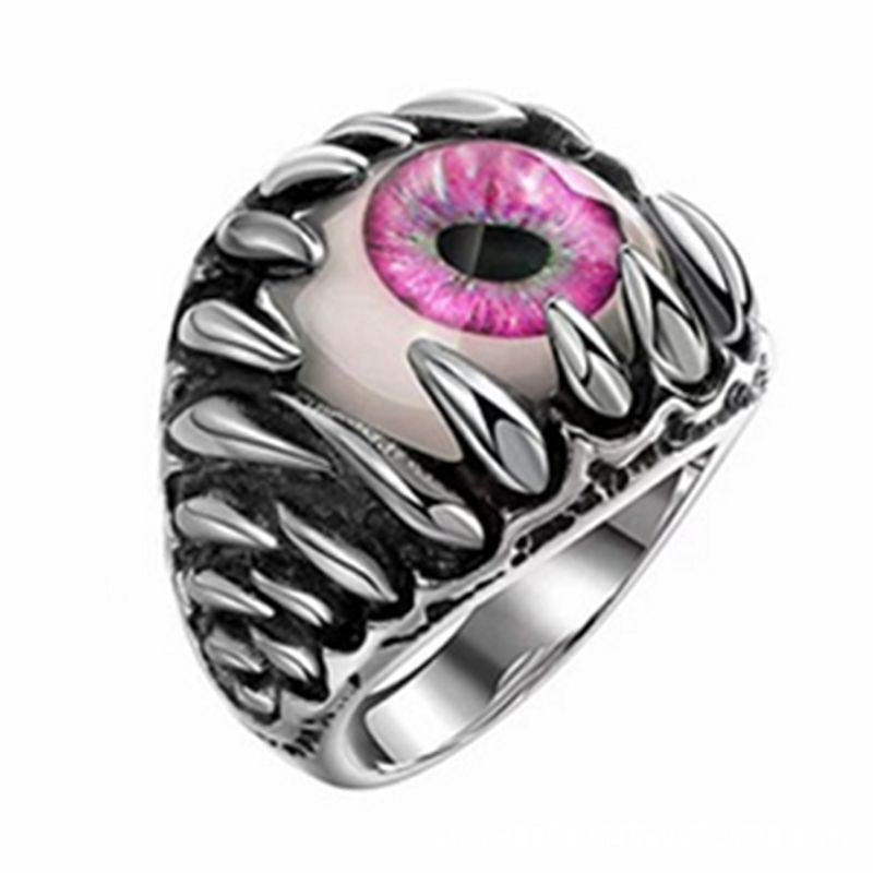 Retro Devil Eye Alloy Evil Trend Ring