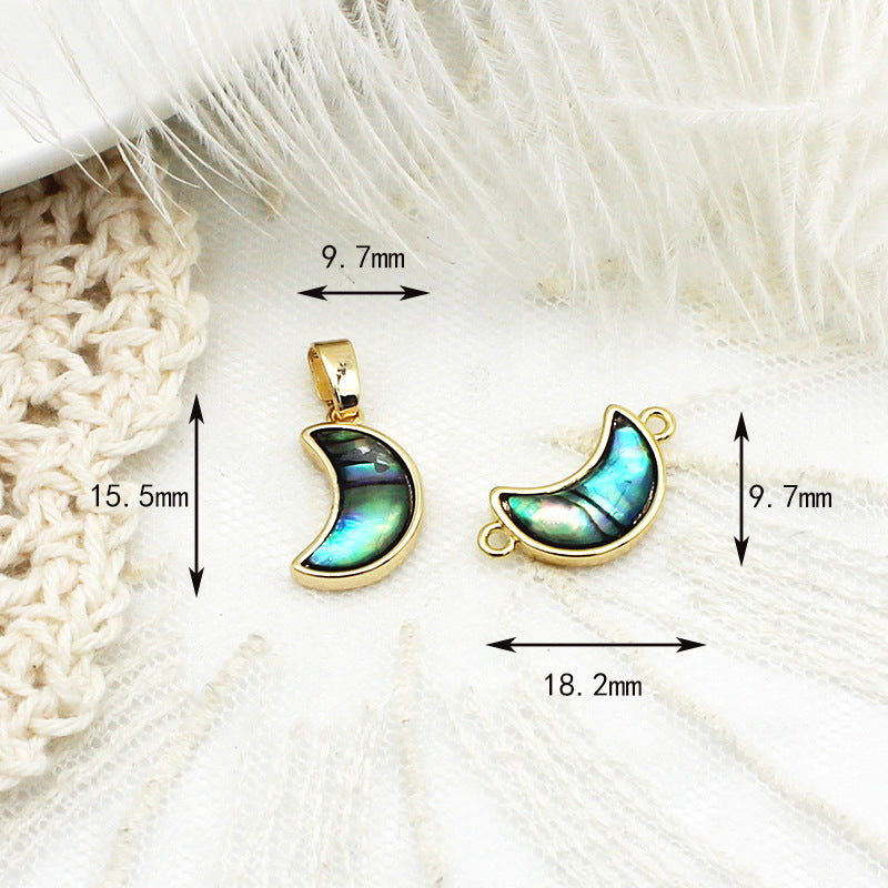 Starry Sky Universe Abalone Shell Geometric Jewelry Accessories