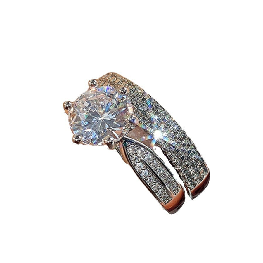 Versatile Women's Luxury Decoration Fashion Wedding Ring
