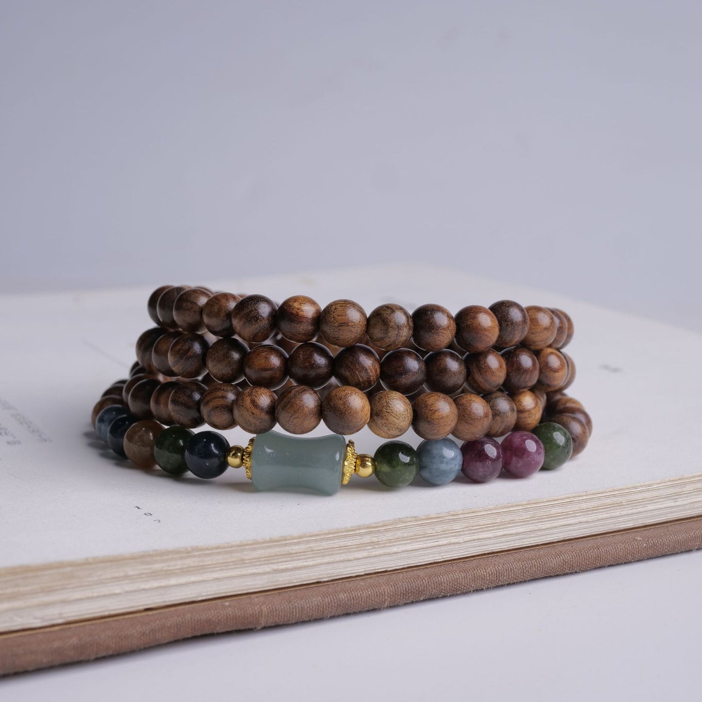 Women's & Men's Rosewood Wooden Cultural Artifact Ethnic Style Beads Chinese Handmade Bracelets