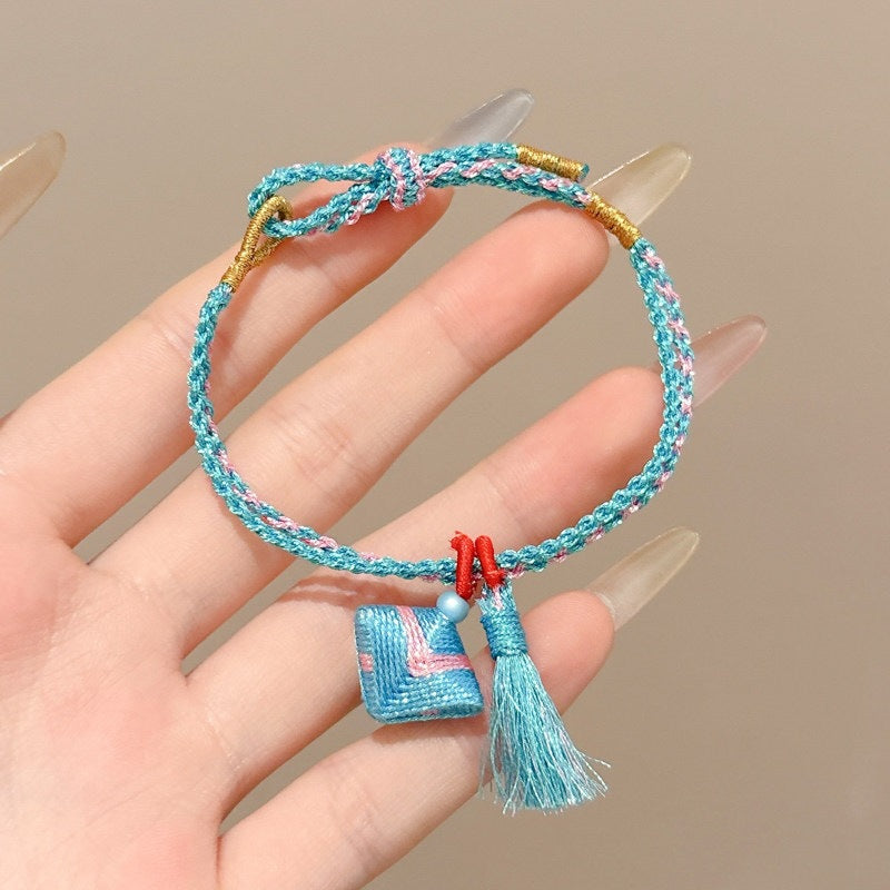 Children's Dragon Boat Festival Colorful Rope Chic Carrying Strap Batch Bracelet