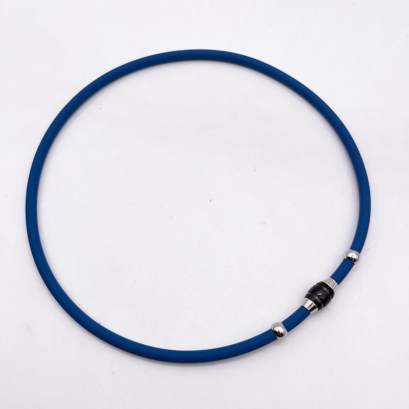 Simple Choker Male Silicone Female Couple Necklaces