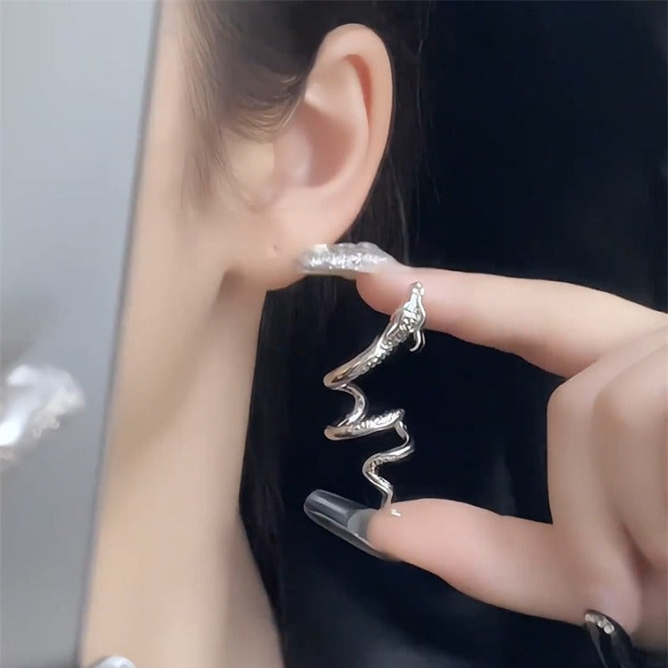 Temperamental Twisted Metallic For Retro Easy Earrings