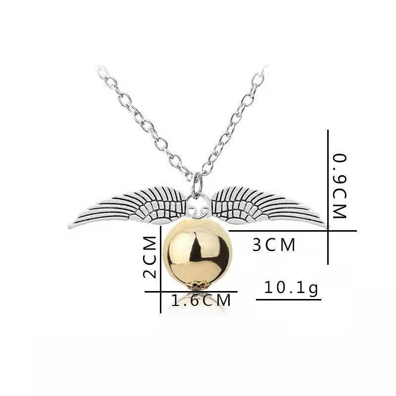 Elegant Peripheral Harry Potter Golden Snitch Necklaces