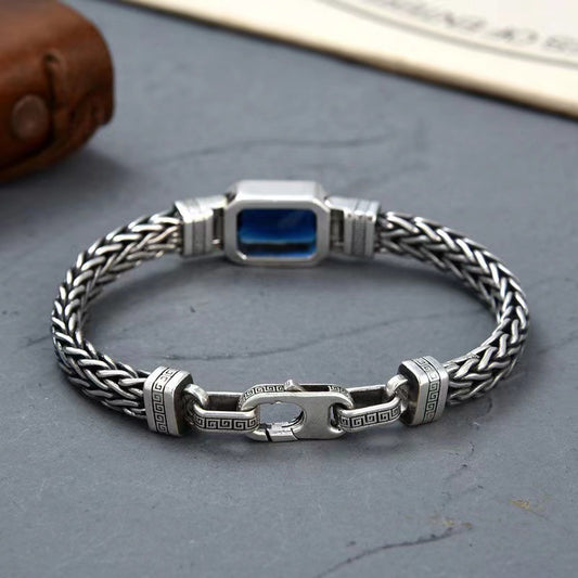 Men's Rain Hand Weaving Vintage Personalized Commemorative Bracelets