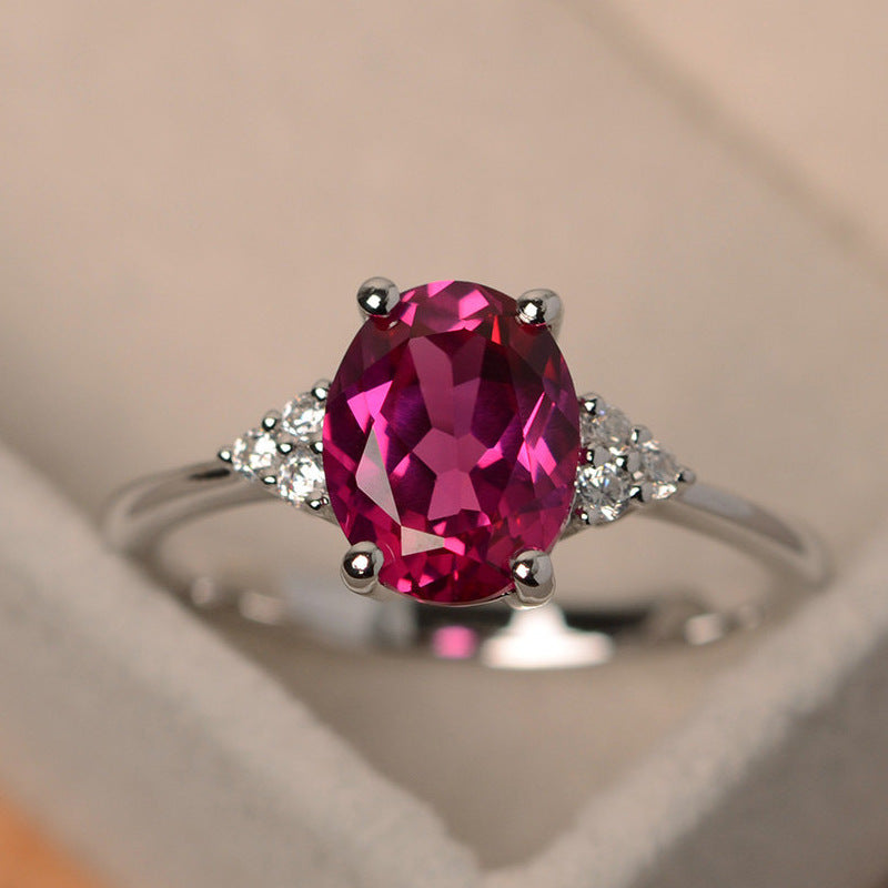 Classic Women's Sier For Marriage Engagement Rings