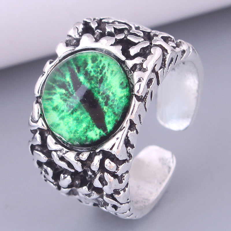 Fashion Retro Simple Devil Eye Temperament Ring