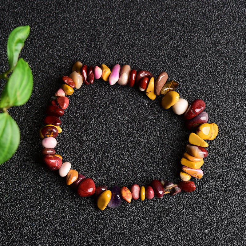 Stone Chain Citrine White-barked Pine Tigereye Trendy Male Female Personality Bracelet