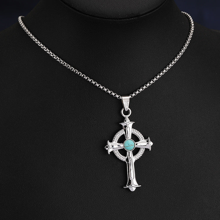 Women's & Men's Simplicity Long Gothic Vintage Stainless Steel Pendants