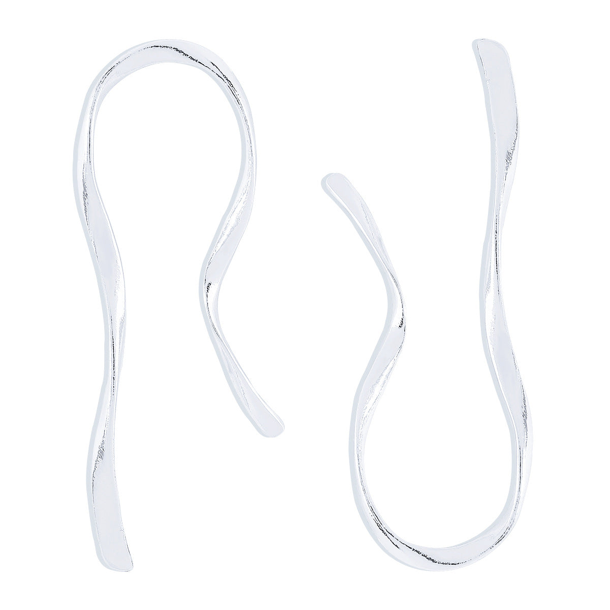 Women's Lines Metallic Asymmetric Geometric Ear Fashion Rings