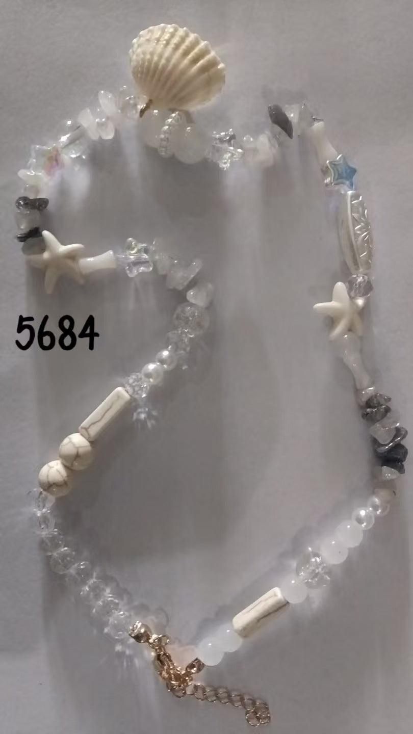 Ocean Style Cartoon Shell Female Bohemian Creative Weaving Turtle Jewelry Set
