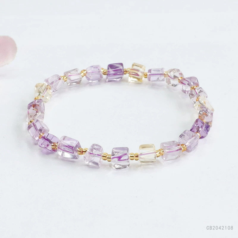 Natural With Rough Stone Female Live Bracelet