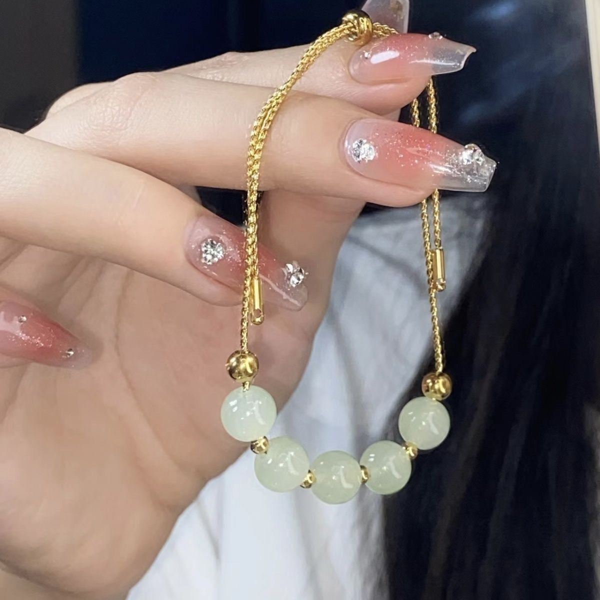 Retention Stone Right Rain Light Luxury Bracelets
