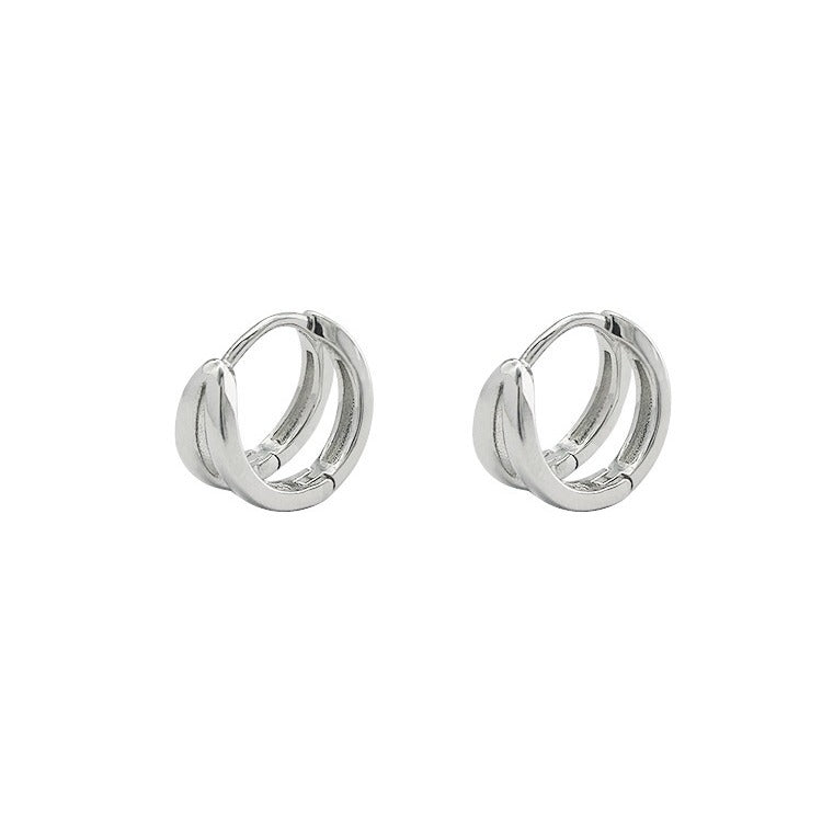 Clip Female Niche Cold Wind Simple Earrings