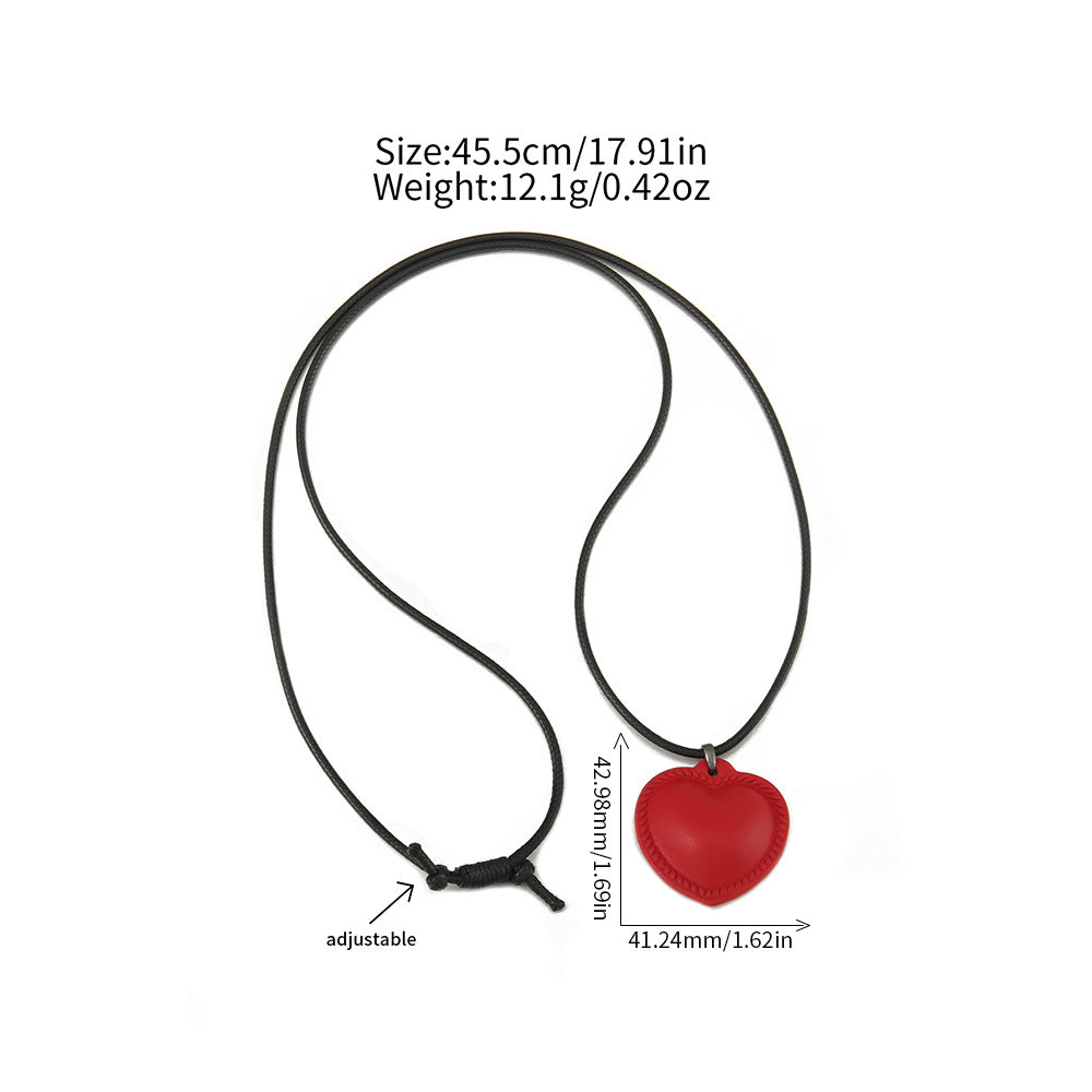 Sketch Vase Three-dimensional Leather Design Halter Minority Fashion Simple Necklaces