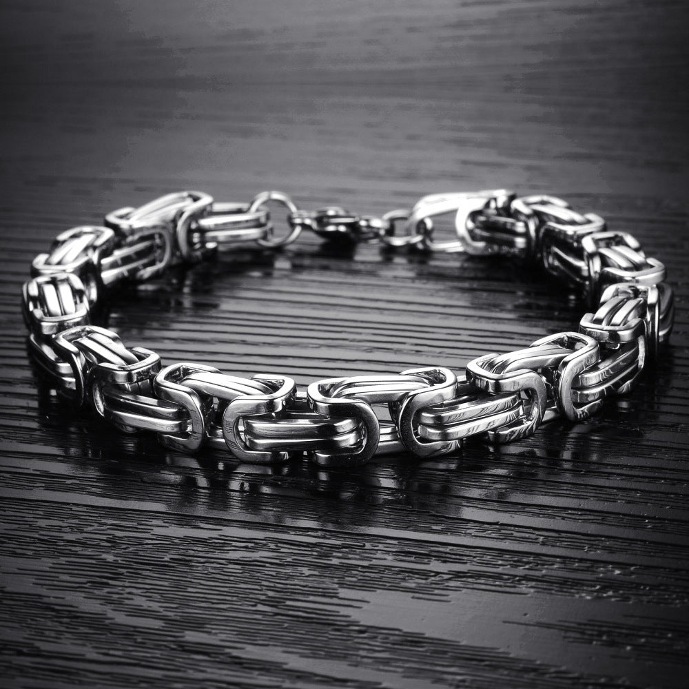 Men's Titanium Steel Emperor Chain Personalized Decorative Necklace