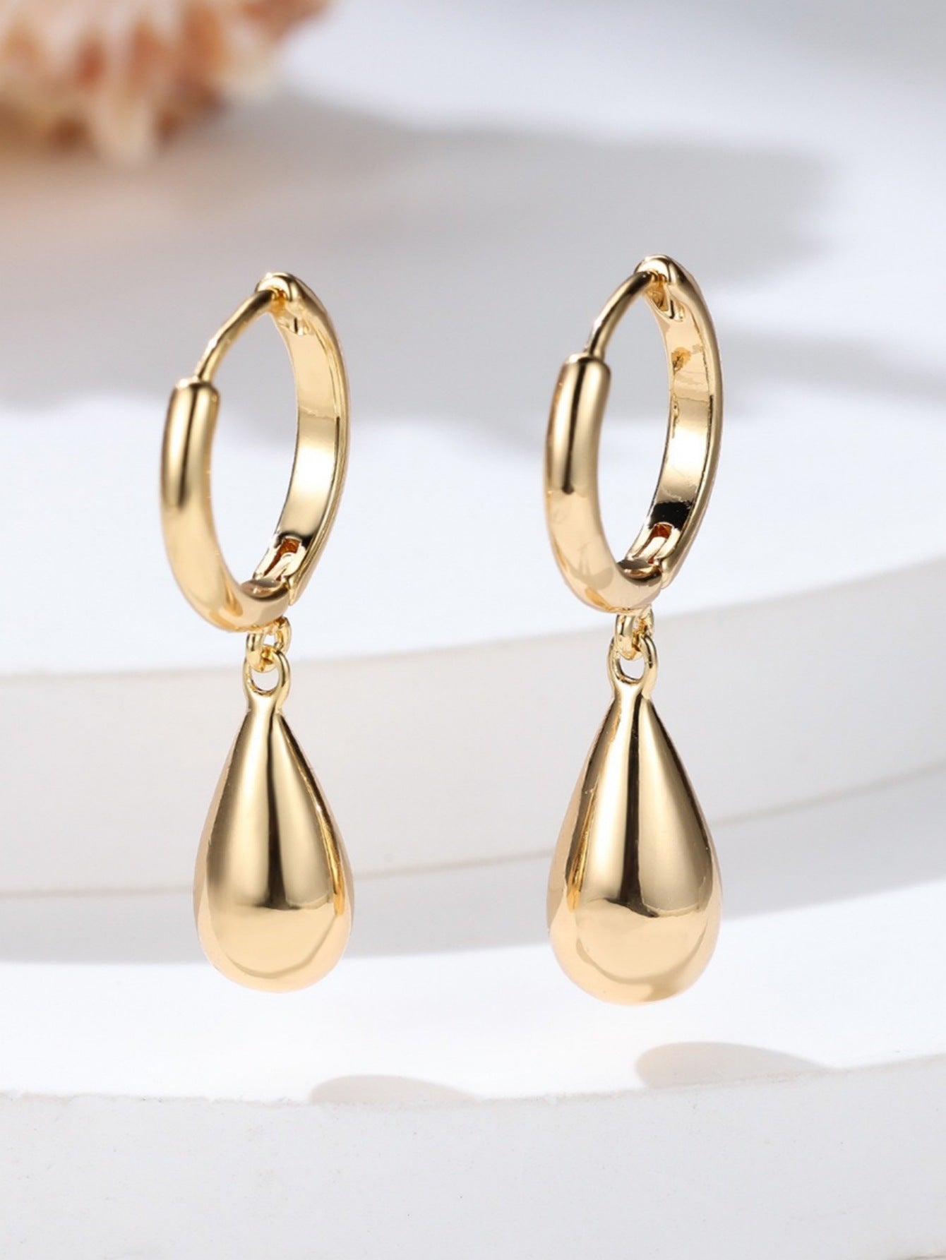 Water Drop Retro Simple High Sense Elegant Earrings