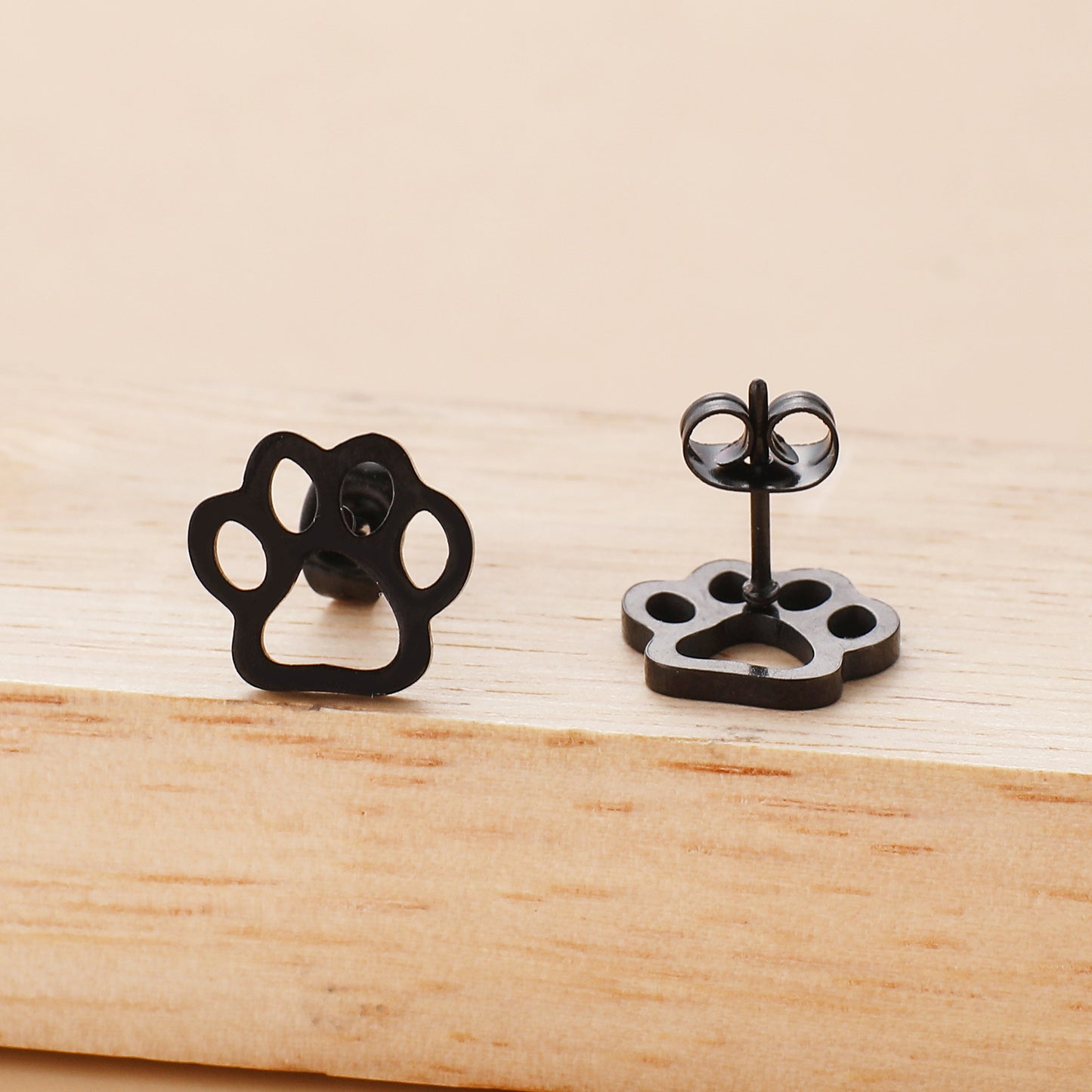 Stainless Steel Fashion Animal Foot Shape Rings