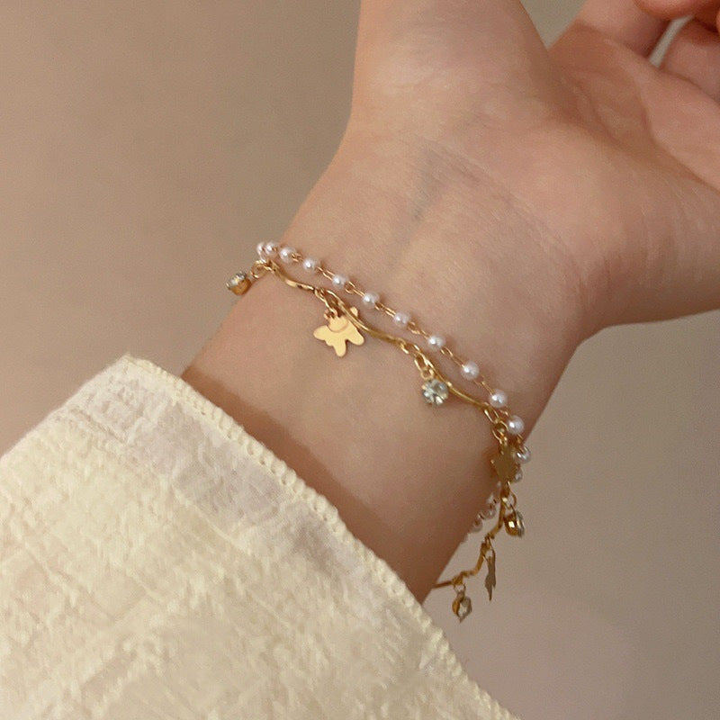 Style Beaded Weave National Female Design Ancient Cool High Bracelet