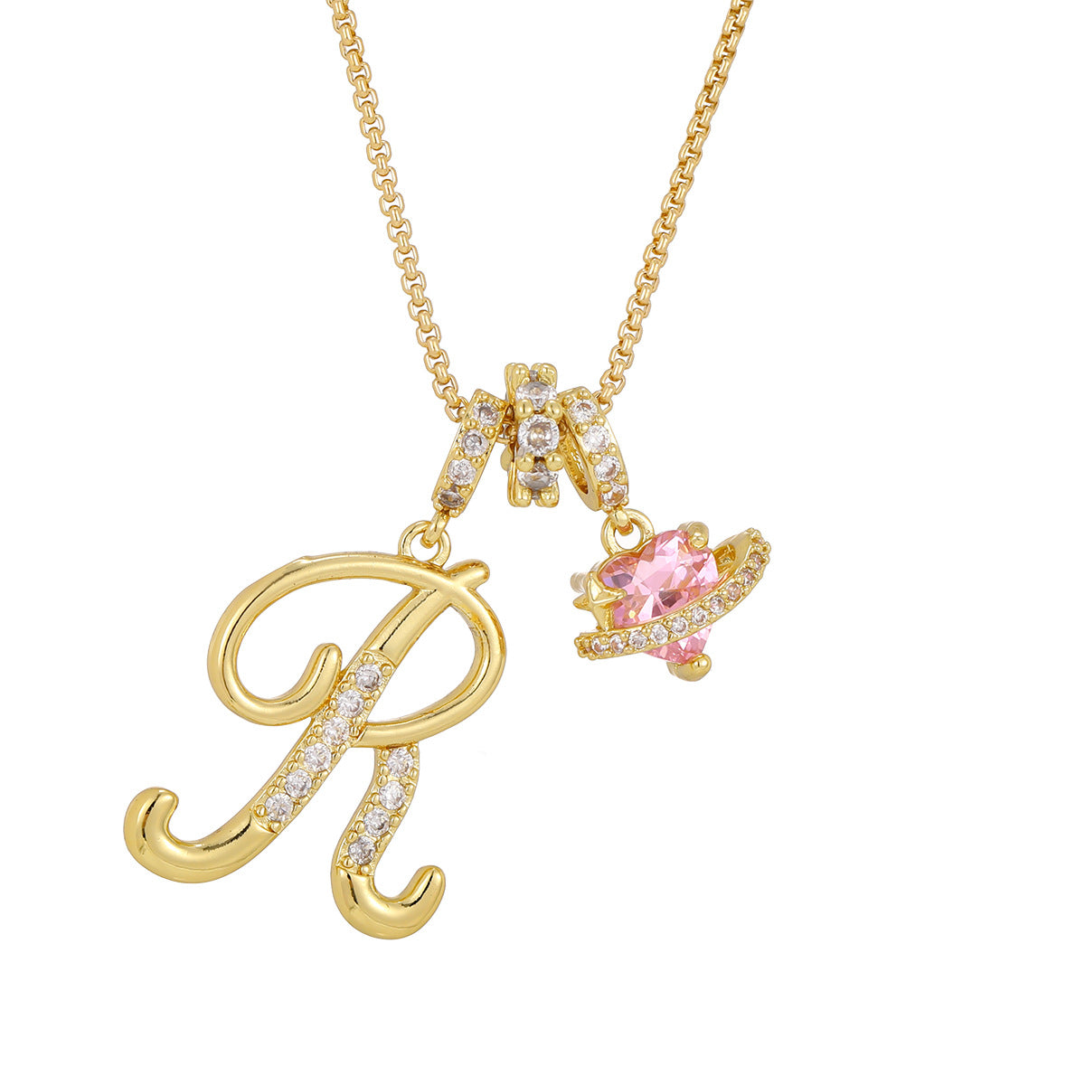 Dopamine English Letter Light Luxury Minority High Pendants