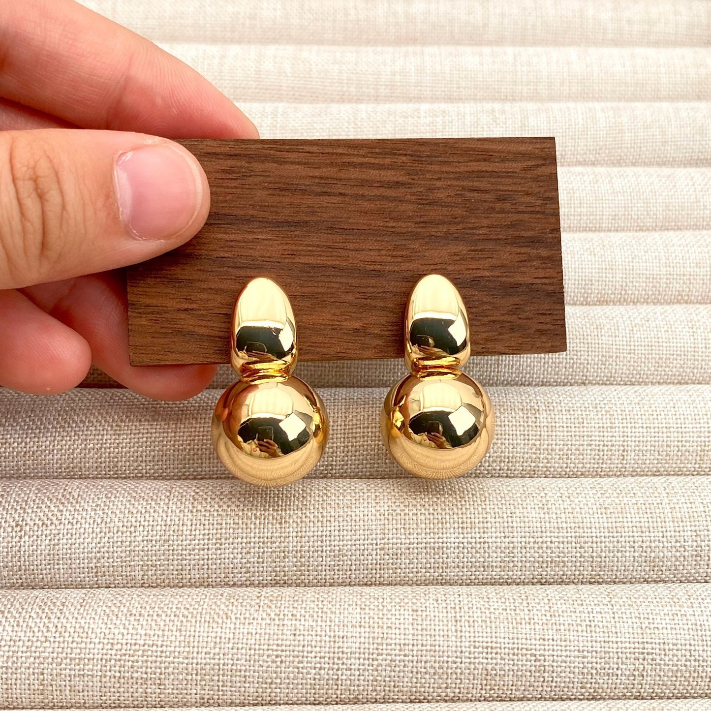 Ball Lucky Beads Copper Plated Real Rings