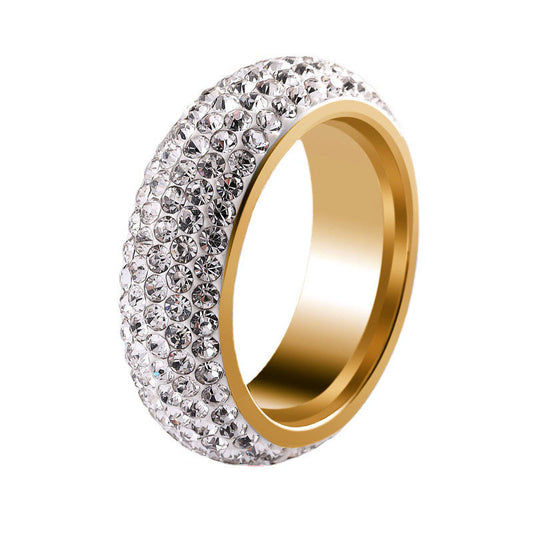 Women's & Men's Clay Diamond Arc Full Couple Does Rings
