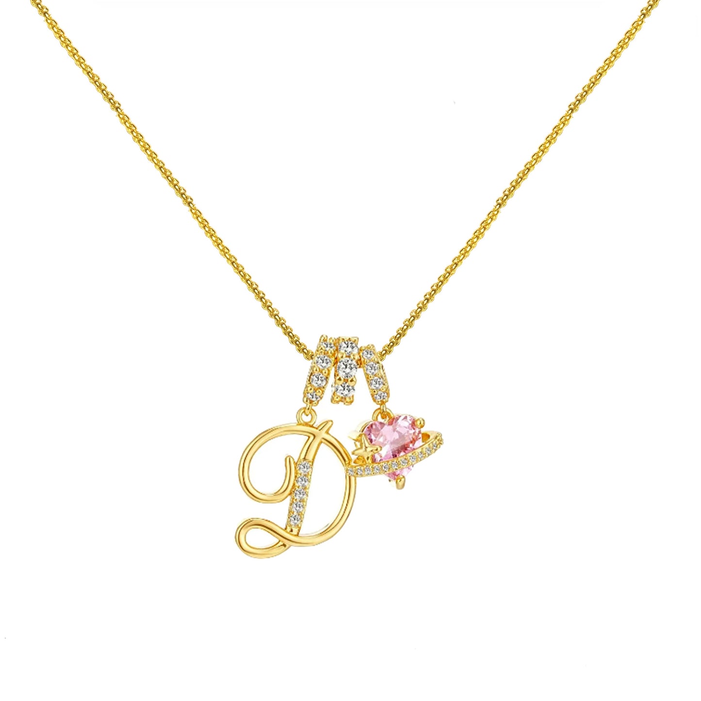 Dopamine English Letter Light Luxury Minority Necklaces