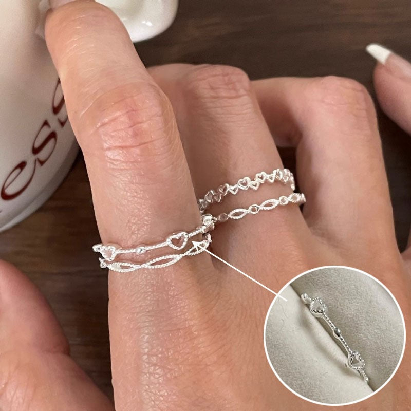 Women's Sweet Key Love Simple Fashion Design Sense Rings