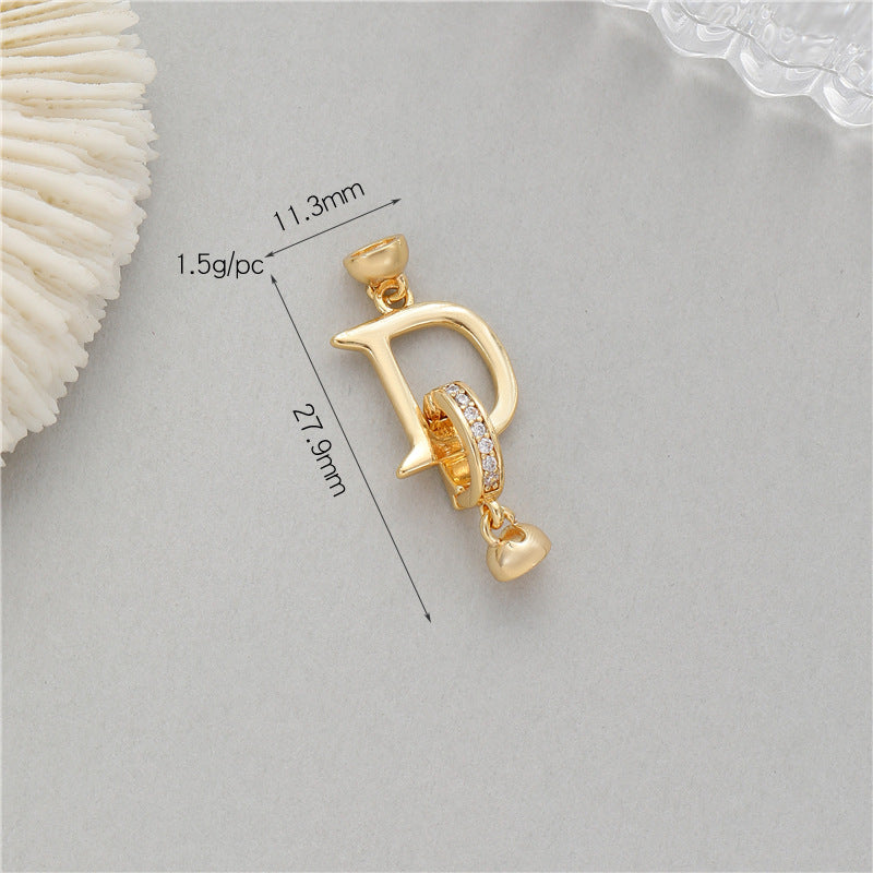 Glamorous Elegant Pearl Buckle Connection Closing Jewelry Accessories
