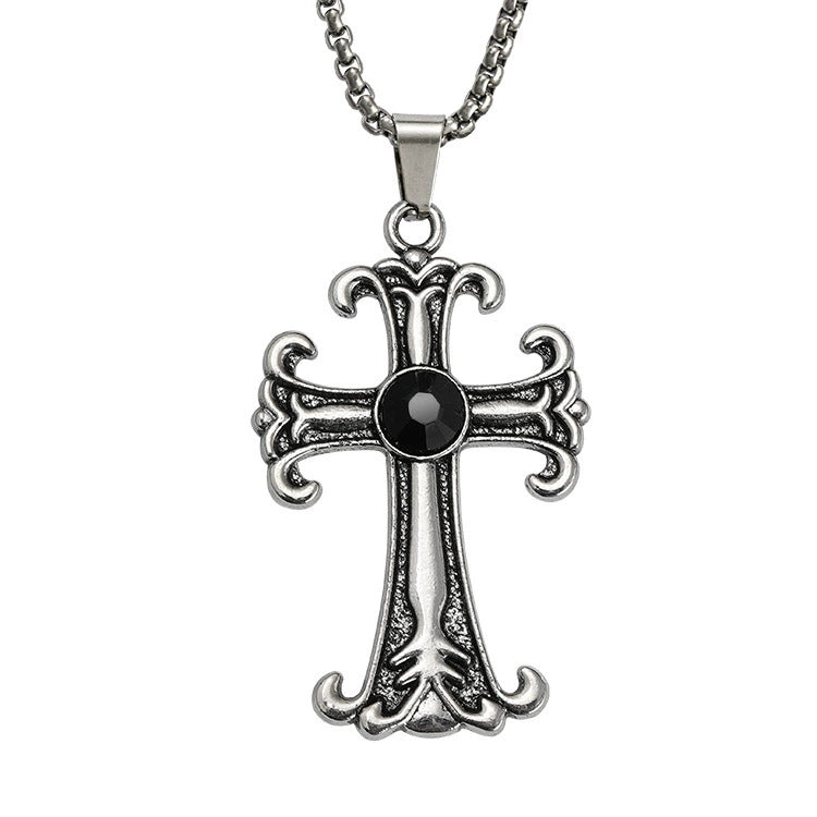 Women's & Men's Simplicity Long Gothic Vintage Stainless Steel Pendants
