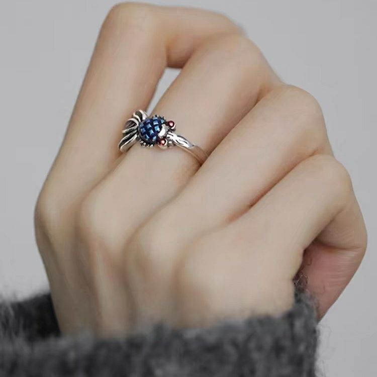 Lucky Female Niche Retro High Sense Index Finger Opening Ring