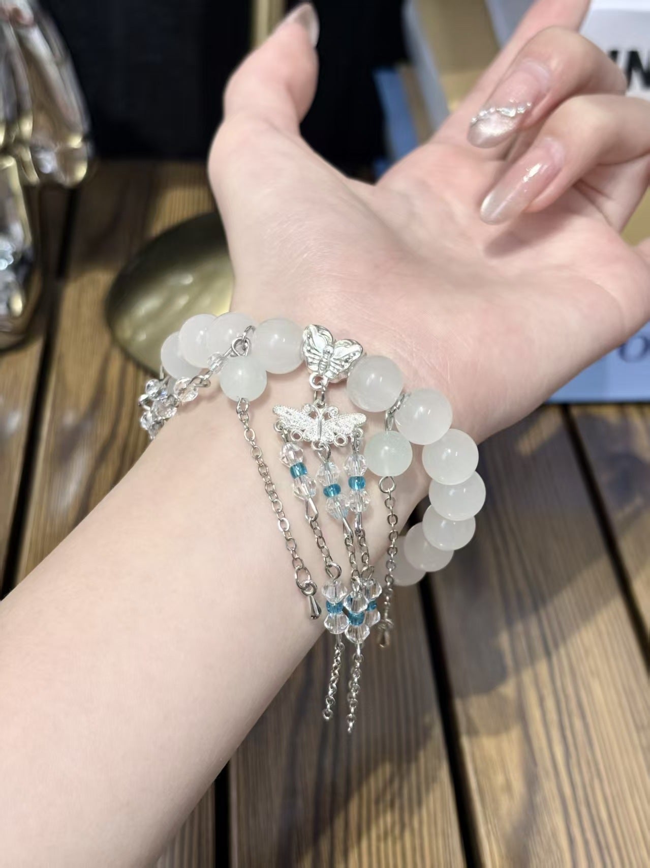Floral Butterfly Beaded Female Summer Niche Design Sweet Super Fairy Bracelets