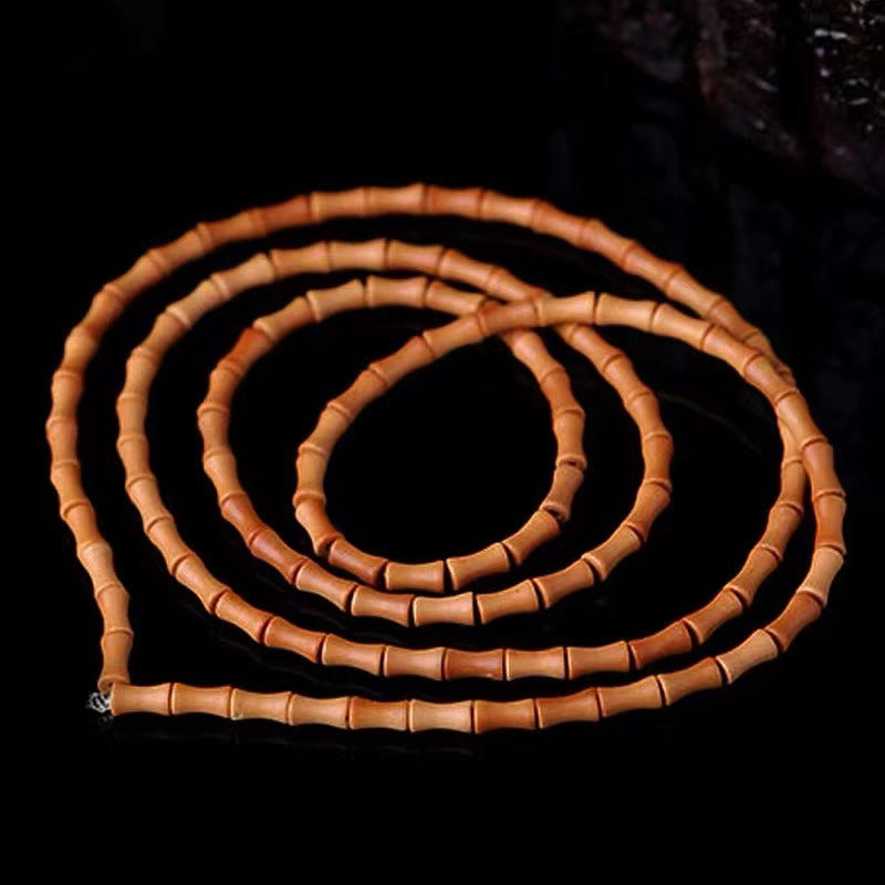 Olive Nut Small Bamboo Spacer Beads Pcs Stone Bracelets