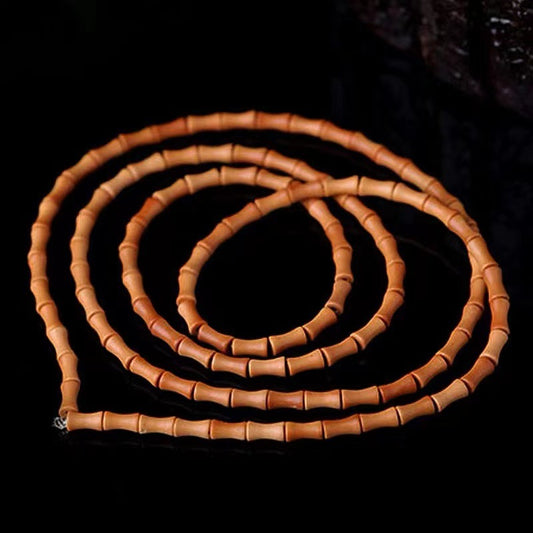 Olive Nut Small Bamboo Spacer Beads Pcs Stone Bracelets