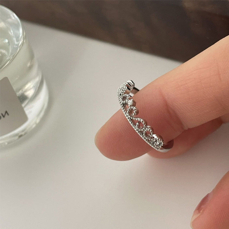 Women's Zircon Geometric Simple Fashion Index Finger Light Luxury Rings