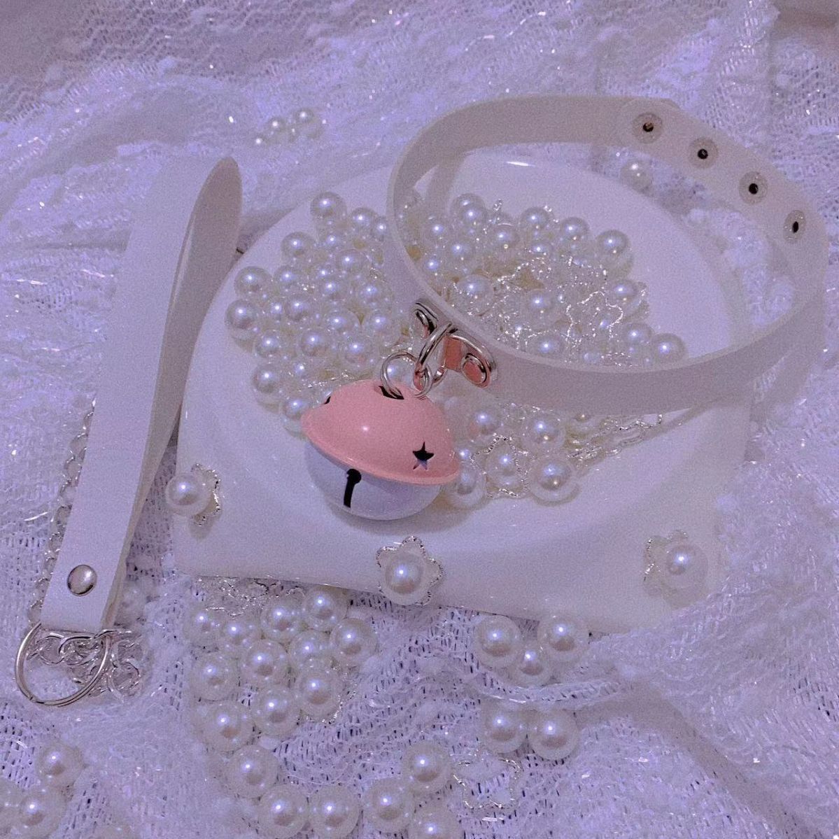 Lingerie Chain Bell Neck Boudoir Role Play Collar