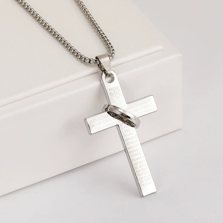 Women's & Men's Simplicity Long Gothic Vintage Stainless Steel Pendants