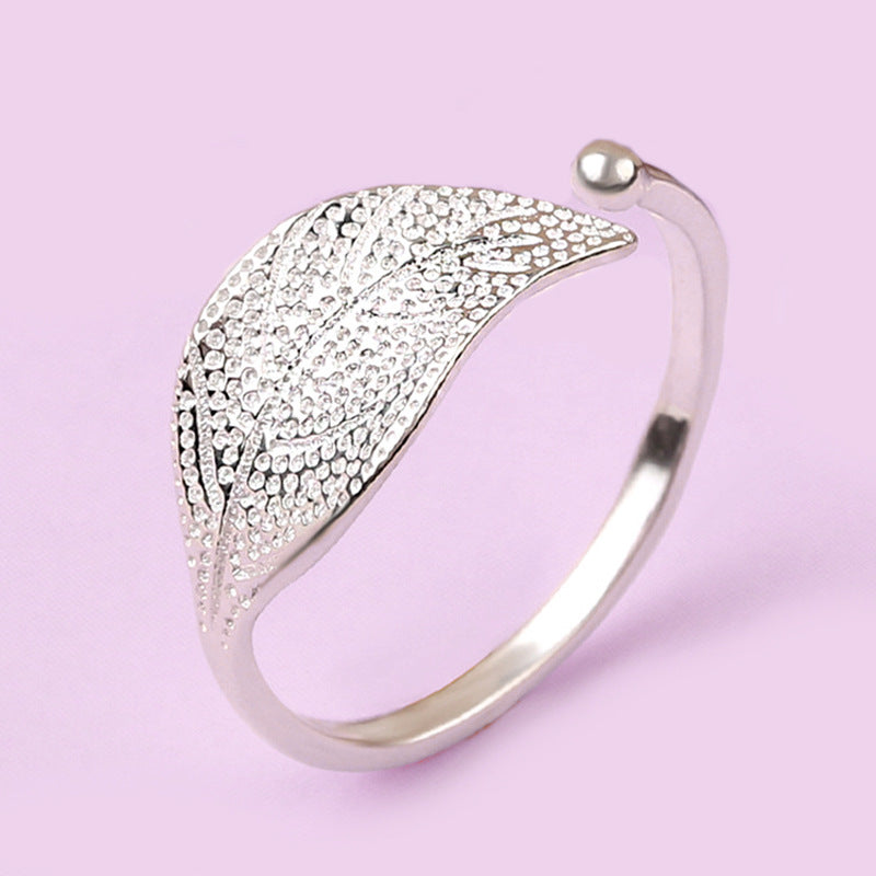 Women's Opening Fresh Temperament Branch Buds Index Ring